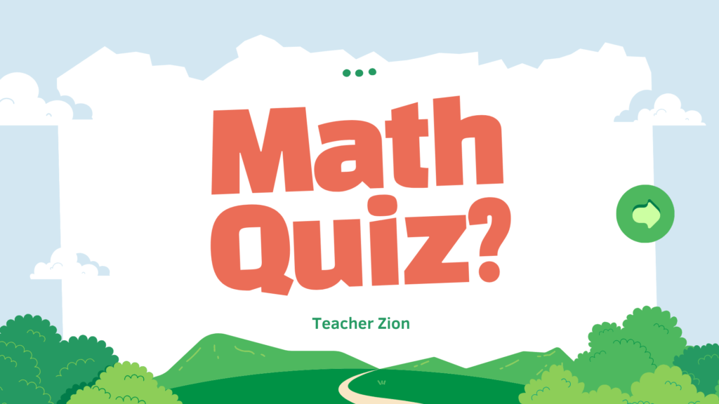 Math Addition Quiz